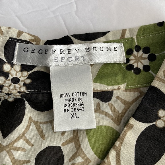 Geoffrey Beene Sport Buttoned Down Blouse Size XL - Picture 7 of 13